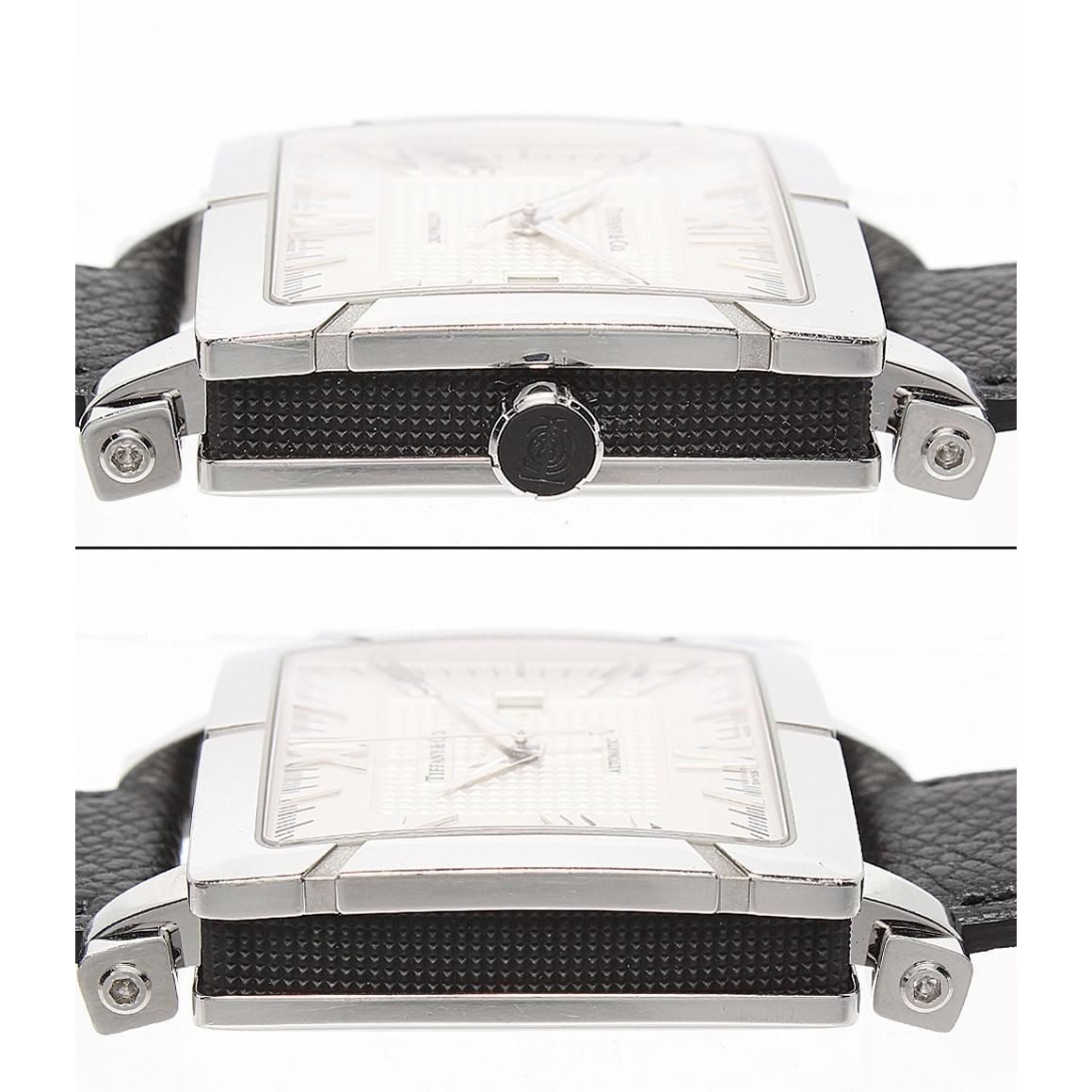 Tiffany & Co Watch Atlas Gent Square Automatic White — view 7