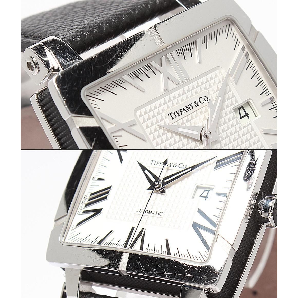 Tiffany & Co Watch Atlas Gent Square Automatic White — view 8