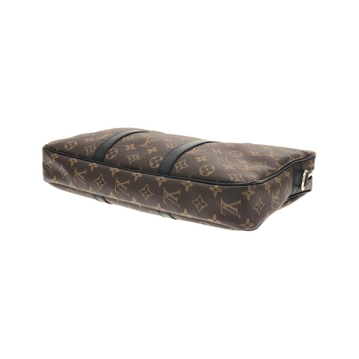 Louis Vuitton Monogram Macassar Porte Document Voyage PM Bag — view 2