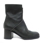 Hermes Flats 60 Black 38 Short Boots Leather Shoes Apparel — view 4