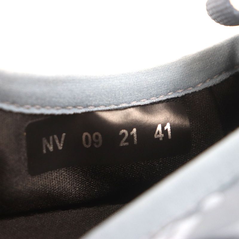 Dior Homme Nylon Leather Oblique Padet Snow Slipper Slip-on Blue Grey 41 — view 8