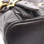 Chanel Rucksack Sac Backpack Quilted Black Lambskin — view 2
