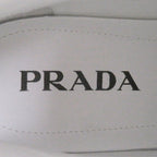 Prada Triangle Logo High Cut Sneakers Leather Shoes — view 8