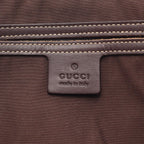 Gucci Tote GG Plus Beige Canvas Leather Brown — view 4