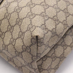 Gucci Tote GG Plus Beige Canvas Leather Brown — view 7
