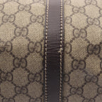Gucci Tote GG Plus Beige Canvas Leather Brown — view 8