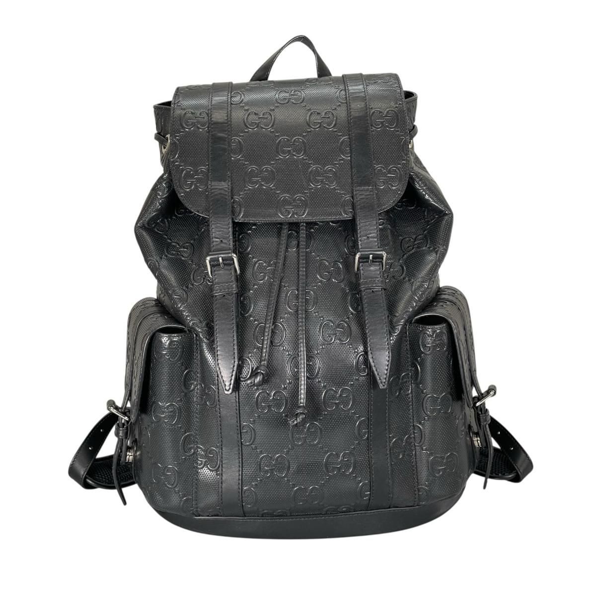 Gucci Backpack GG Emboss Black