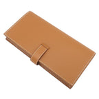 Hermes Long Wallet Bearn Soufflet Veau Epsom Gold Silver Hardware Brown