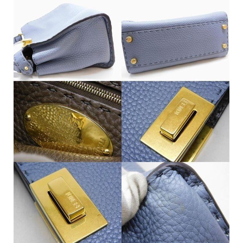Fendi Selleria Peekaboo Essentially 8 Bn302 SMT Handbag Shoulder 7 — view 5