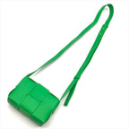 Bottega Veneta Leather Candy Cassette Green Shoulder Bag Mini — view 3