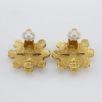 Chanel Coco Mark Vintage Gold Plated 94 P 11.3 g Earrings — view 5