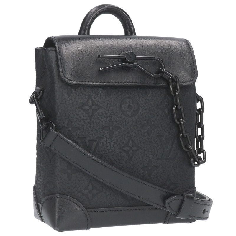Louis Vuitton Nano Steamer Taurillon Leather Monogram Shoulder Bag