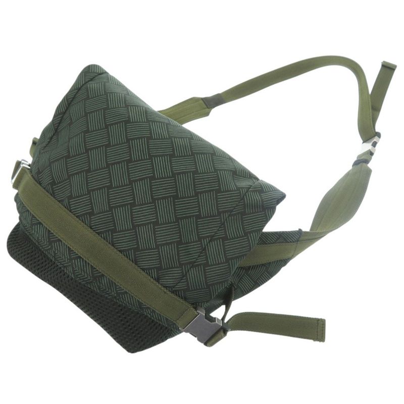 Bottega Veneta Nylon Body Bag Green 0525 — view 2