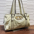 Gucci Interlocking Sherry Boston Hand Bag Leather