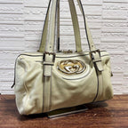 Gucci Interlocking Sherry Boston Hand Bag Leather