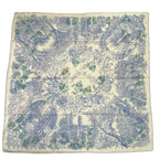 Hermes Carre 140 Large le Jardin de Leila Geant Leila's Garden Blue — view 2