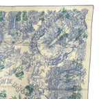 Hermes Carre 140 Large le Jardin de Leila Geant Leila's Garden Blue — view 4