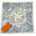 Hermes Carre 140 Large le Jardin de Leila Geant Leila's Garden Blue