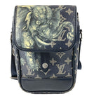 Louis Vuitton Shoulder Bag Messenger BB Monogram Savannah Canvas Navy