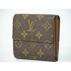Louis Vuitton LV Portefeuille Elise Monogram Fold Wallet Brown — view 2