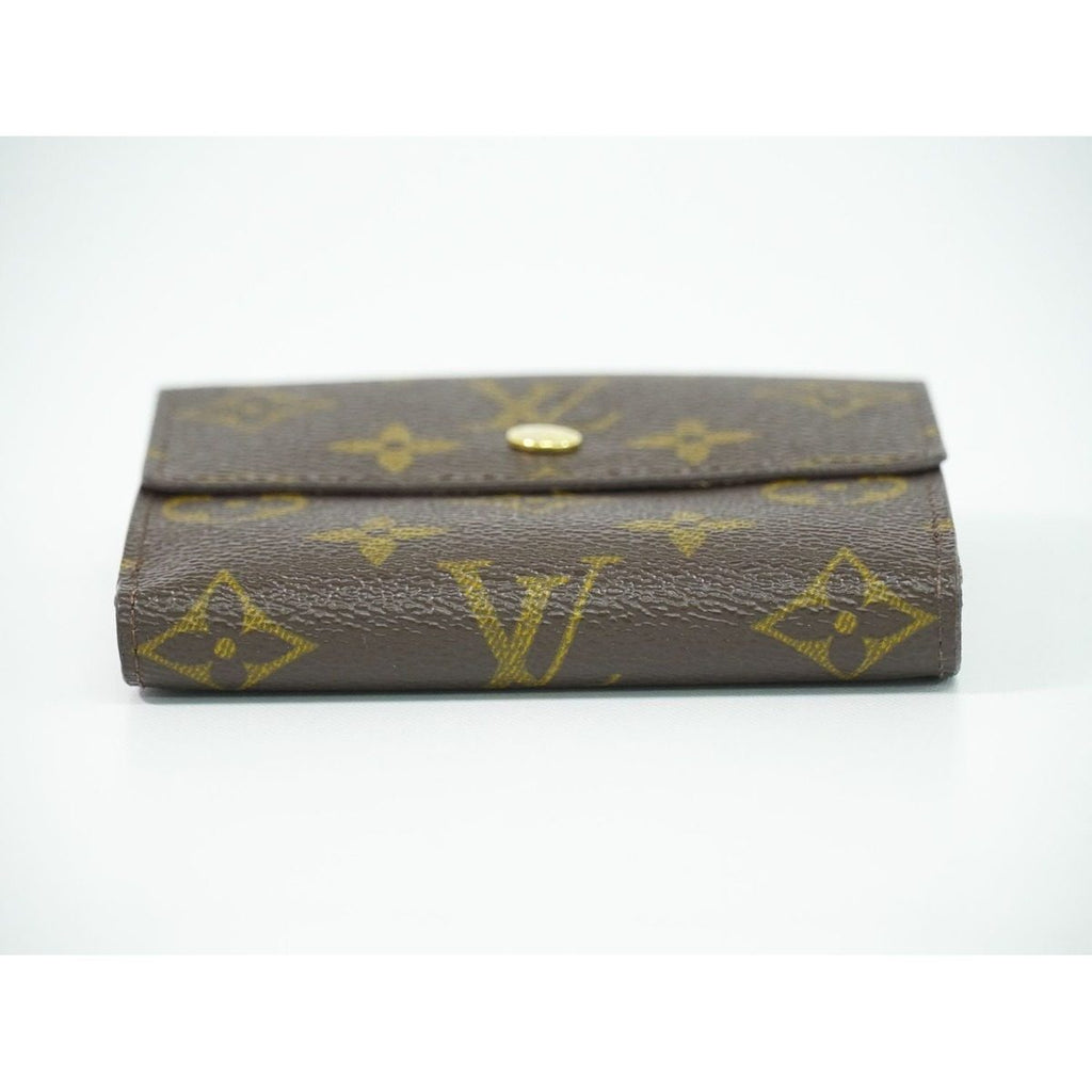 Louis Vuitton LV Portefeuille Elise Monogram Fold Wallet Brown — view 3