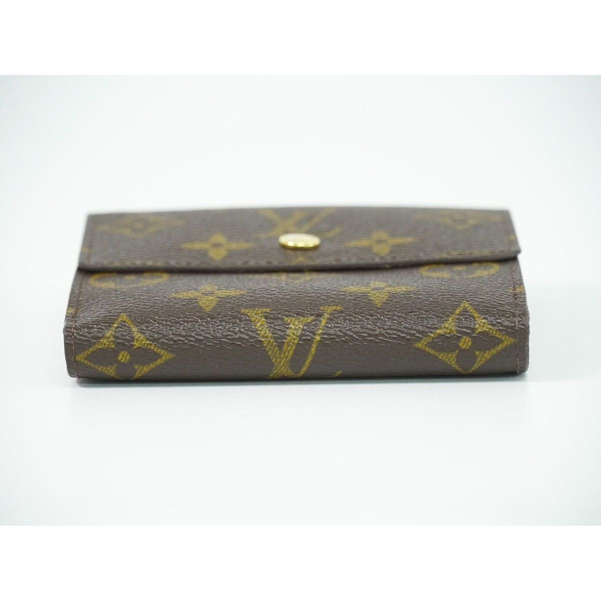 Louis Vuitton LV Portefeuille Elise Monogram Fold Wallet Brown — view 3