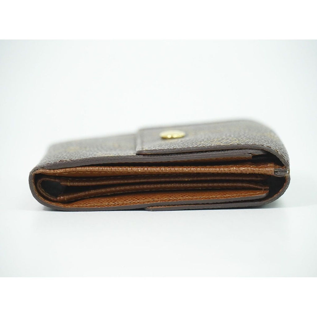 Louis Vuitton LV Portefeuille Elise Monogram Fold Wallet Brown — view 4