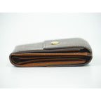 Louis Vuitton LV Portefeuille Elise Monogram Fold Wallet Brown — view 4