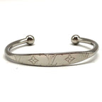 Louis Vuitton Jonk Monogram Bangle Bracelet Accessory Silver — view 3