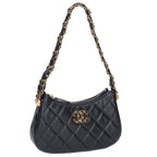 Chanel 19 Quilted Small Hobo Handbag