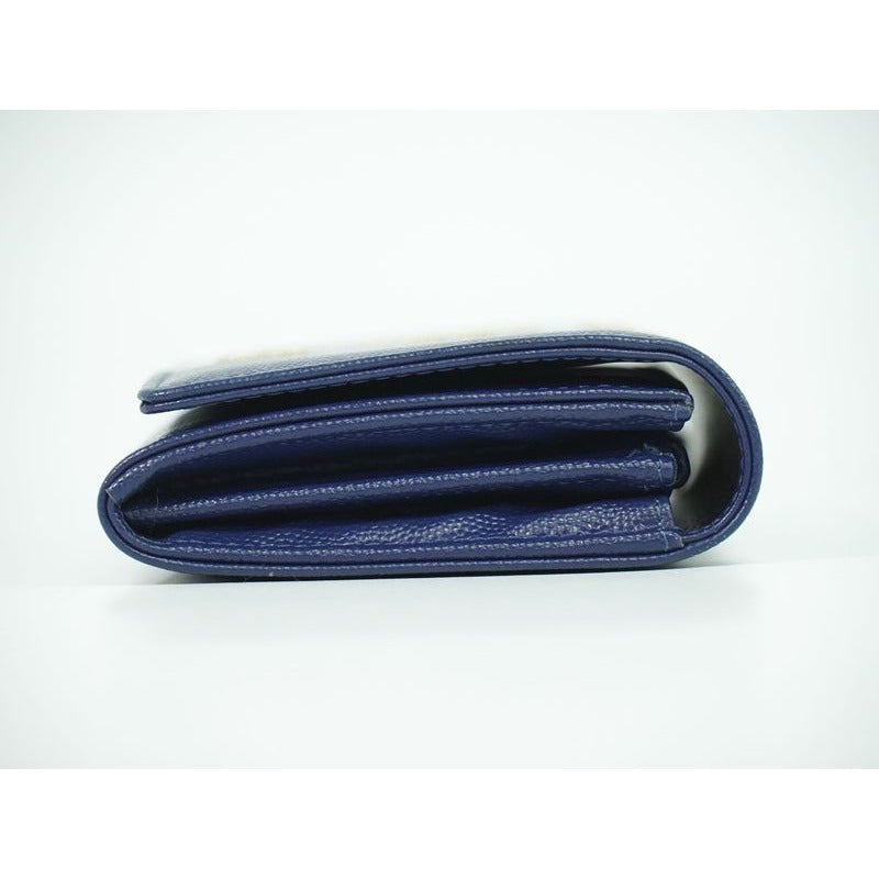 Chanel Deauville Studded Long Wallet Caviar — view 4