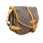 Louis Vuitton Shoulder Bag Monogram Saumur 30 Brown — view 2