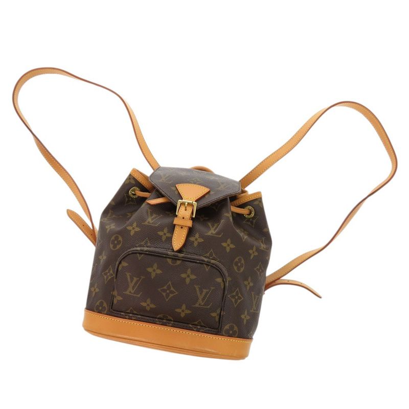 Louis Vuitton Mini Montsouris Monogram Brown Backpack Daypack — view 5