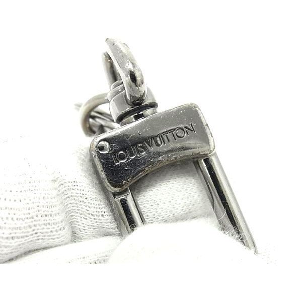 Louis Vuitton Key Holder Monogram Eclipse Porte Cles Dragonne Black Gray — view 3