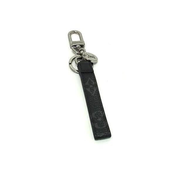 Louis Vuitton Key Holder Monogram Eclipse Porte Cles Dragonne Black Gray — view 4
