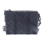 Louis Vuitton Trunk Messenger PM Shoulder Bag Monogram Canvas Black — view 2