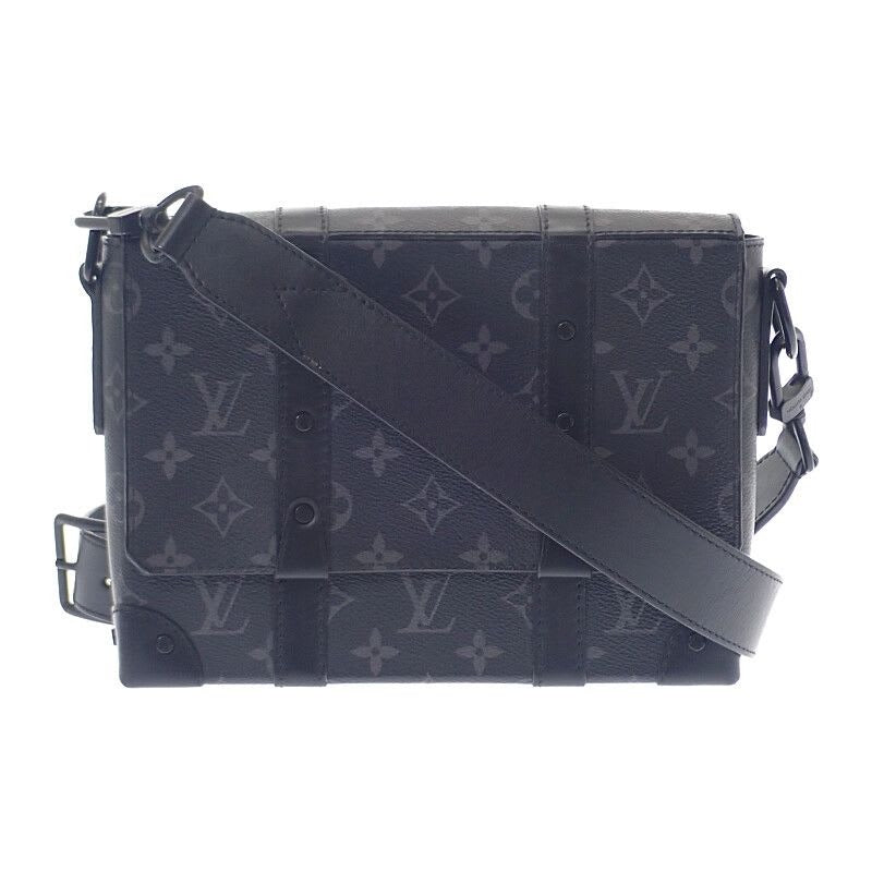Louis Vuitton Trunk Messenger PM Shoulder Bag Monogram Canvas Black — view 2