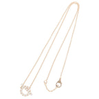 Hermes Finesse 18K Pink Gold Diamond Necklace — view 3