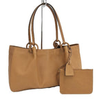Gucci Tote Bag with Pouch Leather Brown 94898