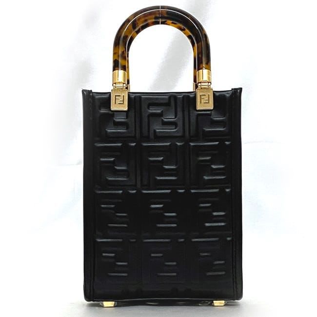 Fendi 2-Way Bag Sunshine Mini Black — view 3