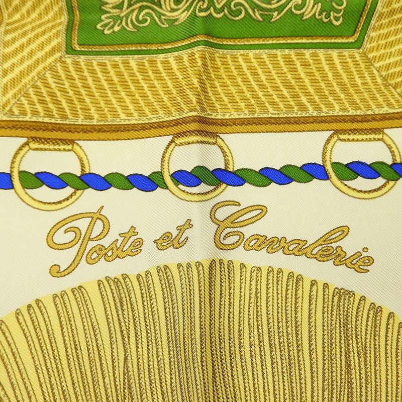 Hermes Scarf Carre 90 Silk Multicolor Fashionable Poste Et Cavalerie Saber — view 7