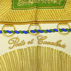 Hermes Scarf Carre 90 Silk Multicolor Fashionable Poste Et Cavalerie Saber — view 7