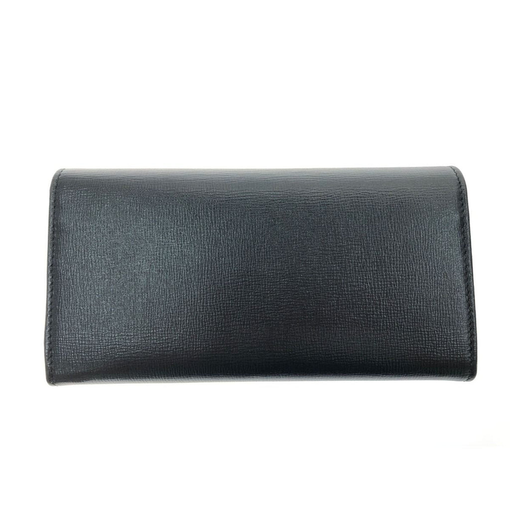 Gucci Long Wallet Interlocking G Marina Leather Black — view 3