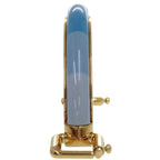 Fendi Replacement Handle Peekaboo For Iconic Mini Metal Blue Gold Hardware — view 5