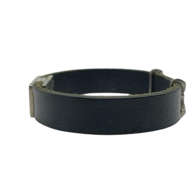 Saint Laurent Cassandra Bracelet Bangle Accessories YSL Logo Leather — view 8