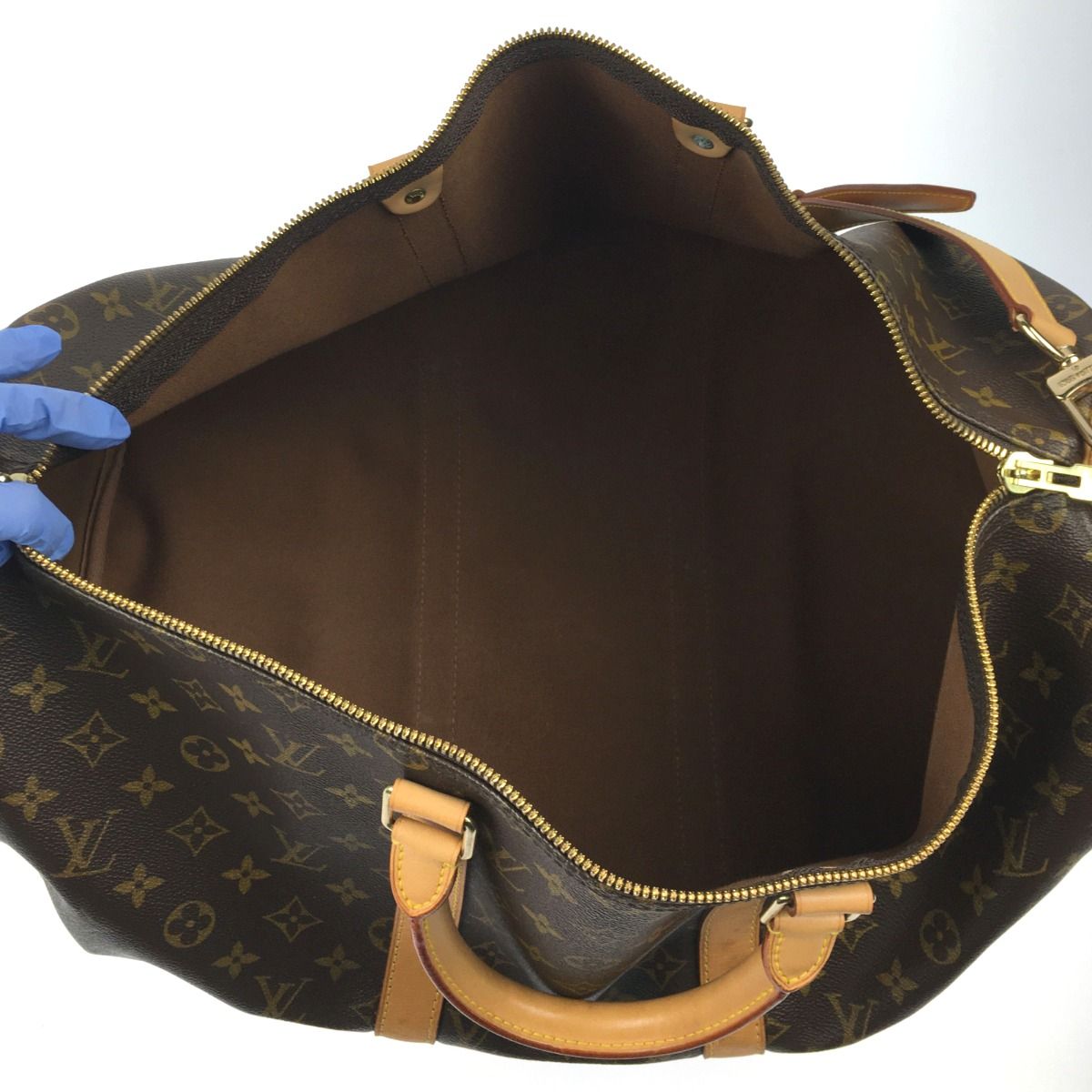 Louis Vuitton Monogram Keepall Bandouliere 50 Boston Bag — view 3