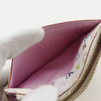 Louis Vuitton Pochette Cles Monogram Multicolor White Ca4019 Coin — view 7