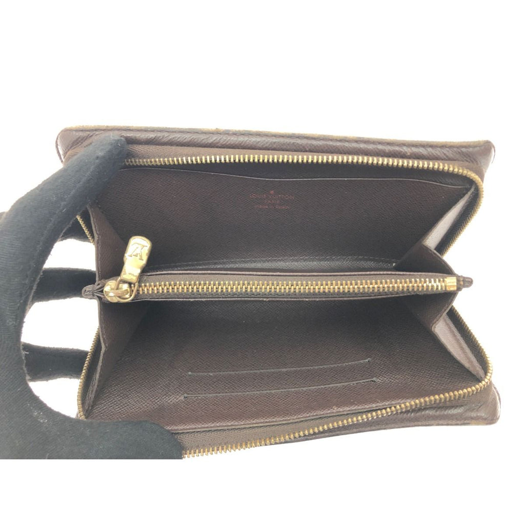 Louis Vuitton Long Wallet Round Zipper Porte Monnaie Zip Damier Ebene — view 5