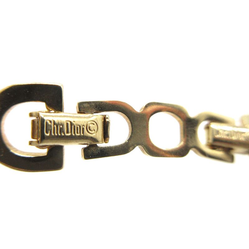 Christian Dior Chain Choker Metal Gold 0125 — view 6