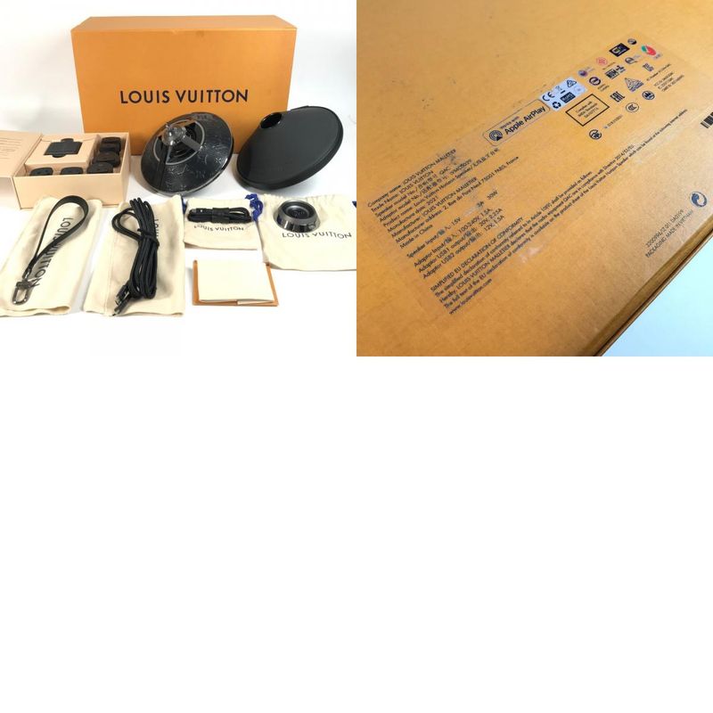Louis Vuitton Miscellaneous Items Horizon Light Up Speaker Qac000 Metal Frame — view 9
